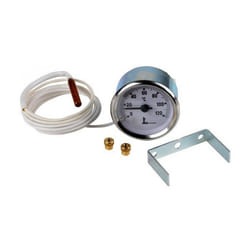 Thermomètre Rond 0 À 120°c (ø 56 Mm) - Diamètre Thermomètre: 56 Mm - Longueur Capillaire: 1500 Mm