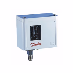 Pressostat mécanique simple Plage de -0.2 à 5b Différentiel 0.4 à 1.5b Contact inverseur SPDT Raccordement 1/4 flare Pouvoir ...