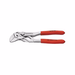 La mini pince clé Knipex remplace tout un jeu de clés plates, métriques et en pouces AVANTAGES : Mâchoires lisses ménageant l ...