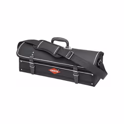 Mallette à outils traditionnelle en polyester tissé résistant pour outils d'une longueur max de 450mm. Sangles de fermeture e ...
