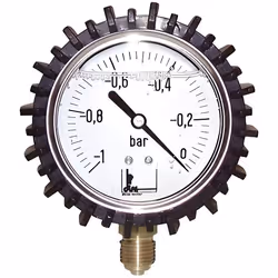 Vacuomètre - GENERIQUE - Pour air/fumée/gaz - Inox - 1/4 (8x13) - Ø63mm