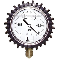 Vacuomètre - GENERIQUE - Pour air/fumée/gaz - Inox - 1/4 (8x13) - Ø63mm