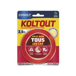 Ruban adhésif double face KOLTOUT EXPRESS - AC MARCA IDEAL : 33507242