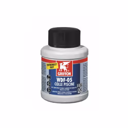 La WDF-05 est la colle idéale pour coller des flexibles en PVC de forte épaisseur, des manchons, des raccords et tuyaux en PV ...