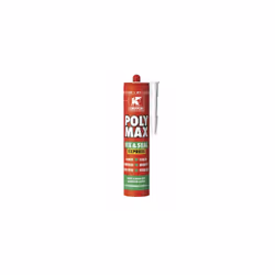 Colle de montage et mastic d'étanchéité sans solvant unique qui a l'avantage du silicone sans les inconvénients. Idéal pour a ...