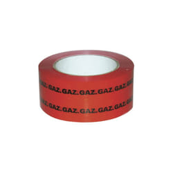 Advance - Ruban adhésif d'identification gaz rouge 50mm x 60m - diff