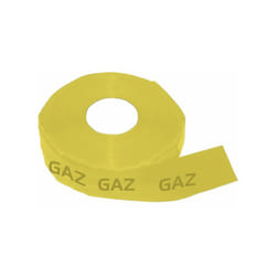 Advance - Ruban adhésif d'identification gaz jaune 50mm x 60m - diff