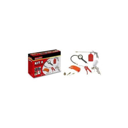 Mecafer - Kit d'accessoires air comprimé 8 pieces - Gonflage et soufflage