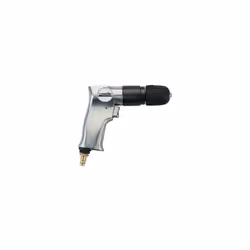 Mecafer – Perceuse réversible 10 mm - Perceuse réversible pneumatique - Equipé d’un mandrin autoserrant de 10mm Garantie 1 an