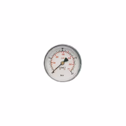 Mecafer – Manomètre diam. 50 1/8"M – 1/4"M - Manomètre diam. 40 1/8"M – 1/4"M - Livré sous blister