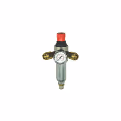 Mecafer – Filtre régulateur + manomètre avec 2 sorties rapides 3/8"M - Filtre régulateur + manomètre avec 2 sorties rapides 3 ...