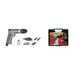 Mecafer - Bmc Perceuse et serreuse pneumatique avec 10 forets