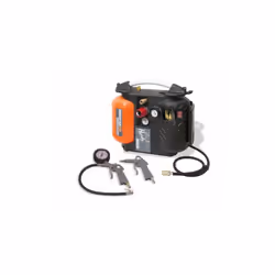 Description générale Ce compresseur à air Mecafer REVOLUTION'AIR de 5L et 1,5Hp est l'outil idéal pour toutes vos tâches de g ...