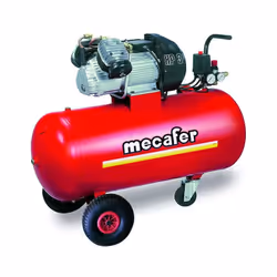 Mecafer - Compresseur coaxial v lubrifié 100L 3Hp 9 bar OFFRE Promo jusqu'au 30.12.2019 : UN kit de gonflage soufflage de 3 p ...