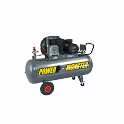 Mecafer Power Monster - Compresseur pro triphasé 200L 4Hp 10 bars Ce compresseur à air Mecafer sera votre allié en toute situ ...