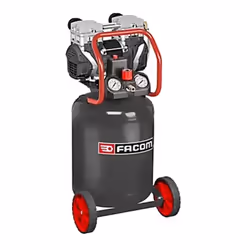Description générale Le compresseur d'air vertical Facom de 50L et 2.5HP est conçu pour offrir des performances élevées tout  ...