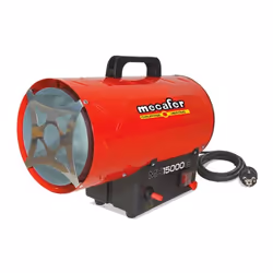 Dim. L 42,5 x l 21 x H 31 cm Puissance 15 000 W propane/butane Mode de fonctionnement brûleur gaz + ventilateur (sur 230 V) C ...
