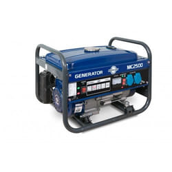 MECAFER MC2500 groupe électrogène 2400 W 15 L Essence Noir, Bleu