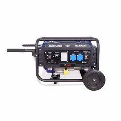 MECAFER MC3200KT groupe électrogène 3000 W 15 L Essence Noir, Bleu - Vue supplémentaire 5