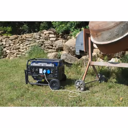 MECAFER MC3200KT groupe électrogène 3000 W 15 L Essence Noir, Bleu - Vue supplémentaire 7