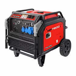 Le groupe électrogene MECAFER INVERTER 450178 MF7800i est un appareil tres puissant de 7500 W, idéal pour les activités en ex ...
