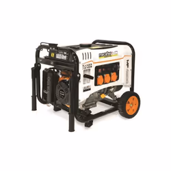 Mecafer - Groupe Electrogène 4200W maxi 4 temps 10HP max 308cc - MF4800 HD Bidon Huile 2 L 15w40 réf 122018 Offert Les avanta ...