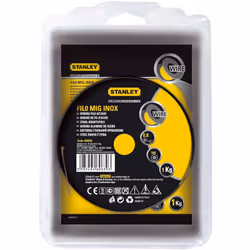 Fil inox Stanley MIG D0,8mmx100 1kg Le fil inox Stanley MIG D0,8mmx100 1kg est une solution polyvalente et de qualité pour vo ...