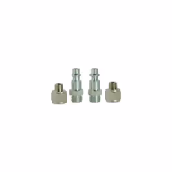 Mecafer – 2 inserts 1/8"M - Montage inserts 1/4"M + adaptateurs 1/8"M - Livré sous blister Produit de la gamme Mecadéco pour  ...
