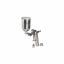 Mecafer – Pistolet peinture pour petits travaux K3 - Fonctionnement simple action - Buse de 0,5mm - Godet de 250ml - Sorties ...