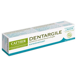 Cattier Dentargile Dentifrice Rafraîchissant Bio 75 ml