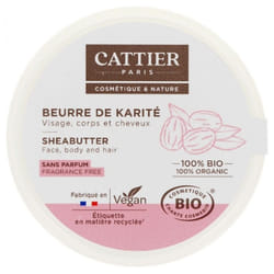 Cattier Beurre de Karité 100% Bio 100 g