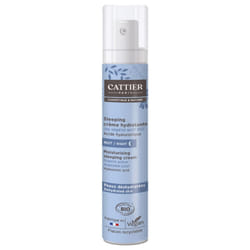 Cattier Sleeping Crème Hydratante Nuit Peaux Déshydratées Bio 50 ml