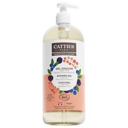 Cattier Gel Douche Aloe Vera Fruits des Bois Bio 1 L