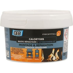 Mastic réfractaire - GEB - Calorygeb - Tenue en température 1 300° - 300 g