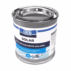 Pâte d'étanchéité pour raccords métalliques sur installations solaires, 250g, GEB référence 114850.Type de produit: Pâte à jo ...