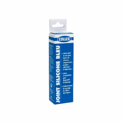 Joint bleu : pâte d'étanchéité GEB - 500521 Tube de 100 g 100% silicone pour joints plats, stabilités techniques 250° Fonctio ...