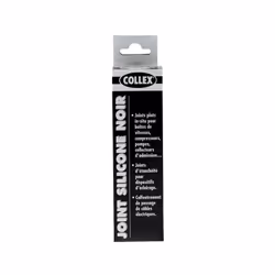 Présentation Étui-tube 80ml de joint silicone noir pour entretien et réparation moteur Après nettoyage des surfaces : Déposer ...
