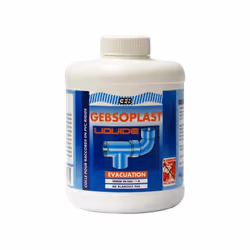 Colle gebsoplast liquide 1L +pinceau Geb Colle adduction et évacuation liquide pour l'assemblage d'éléments de canalisation e ...