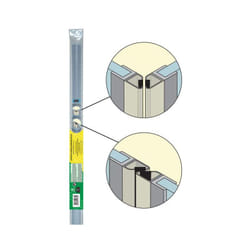 GEB - Joints d'étanchéité pour côté de portes de douche à 90° et 180° - 2 x 2 mètres