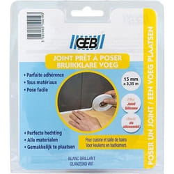 Joint d'étanchéité préformé 22 mmx 3,35 m - Blanc