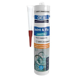 GEB - Mastic décoratif joint & fix cartouche 280ml crystal