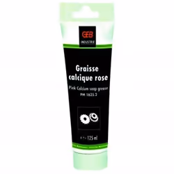 Graisse calcique rose tube pegboardable 125ml - GEB - 651128