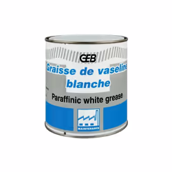 Graisse de vaseline blanche GEB pour la lubrification et la protection des caoutchoucs et des cosses de batterie. Empêche l'a ...