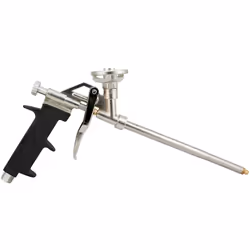 Pistolet pour l'utilisation des aérosols de mousse expansive pistolable à visser. Application plus aisée qu'avec un aérosol d ...
