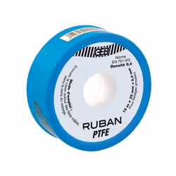 Pour l'étanchéité des raccords filetés. Conseillé pour les canalisations d'eau potable. Résiste à la pression jusqu?à 15 bars ...