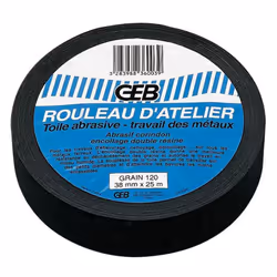 Toile abrasive pour tous les travaux d’ébavurage, nettoyage, dérouillage, polissage et chanfreinage des métaux et plastiques ...