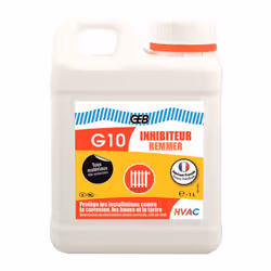 Aspect : liquide orangé Densité 1.08 pH à 20°c : 8.0 Compatible avec l'ensemble des produits de la gamme HVAC et GEB Contenan ...
