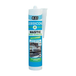 GEB - Mastic silicone spécial alimentaire sicone a - 280 ml - translucide