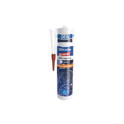 Le mastic silicone 60 min chrono de 280 mL de coloris noir de la marque GEB. Est un silicone sanitaire séchage rapide remise  ...