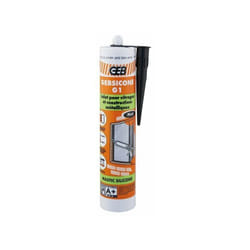 891254 GEB sicone g1 mastic pour vitres noir cartouche 310ml